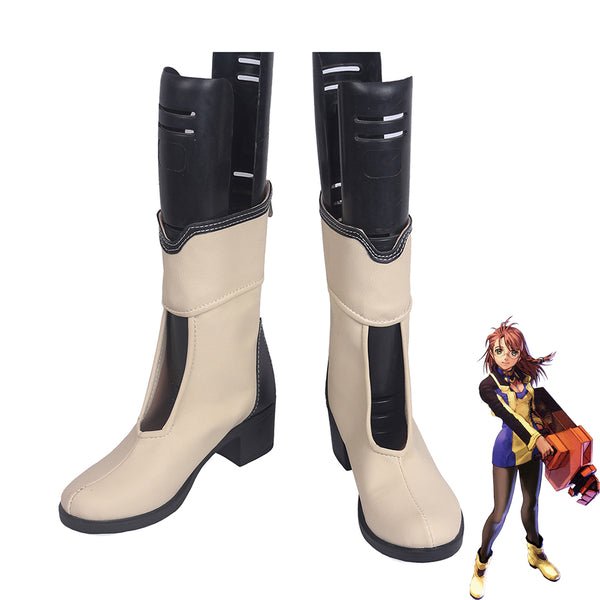 Xenosagaga Legend EP2s KOS-MOSs Shionon Uzukiki Cosplay Shoes Women Boots