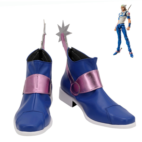 JoJo cos Bizarrere Adventurere Johnnyny Joestarar Shoes Cosplay Men Boots Ver 1