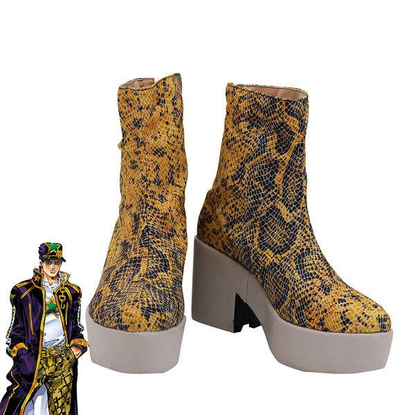 Kujojo Jotaroro Shoes Cosplay JoJos cos Bizarrere Adventurere Part 6 Men Boots