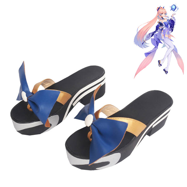 Genshing and Impacts Sangonomiyaya Kokomimi Shoes Cosplay Women Boots