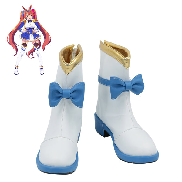 Umama Musumeme Pretty Derbyby Season 2 Daiwawa Scarlet Shoes Cosplay Women Boots