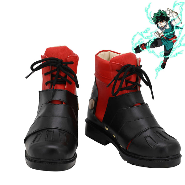 My Heroes Academiaia Midoriyaya Izukuku Shoes Cosplay Men Boots Ver 1