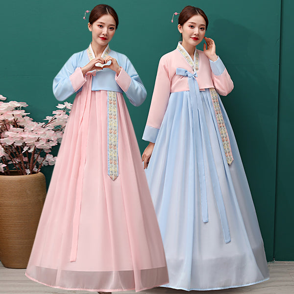 Korean Hanbok Dress Women Wedding Court Dress Korean Palace Dance Costumes Korean Hanbok Traditional Performance Costumes SL2262