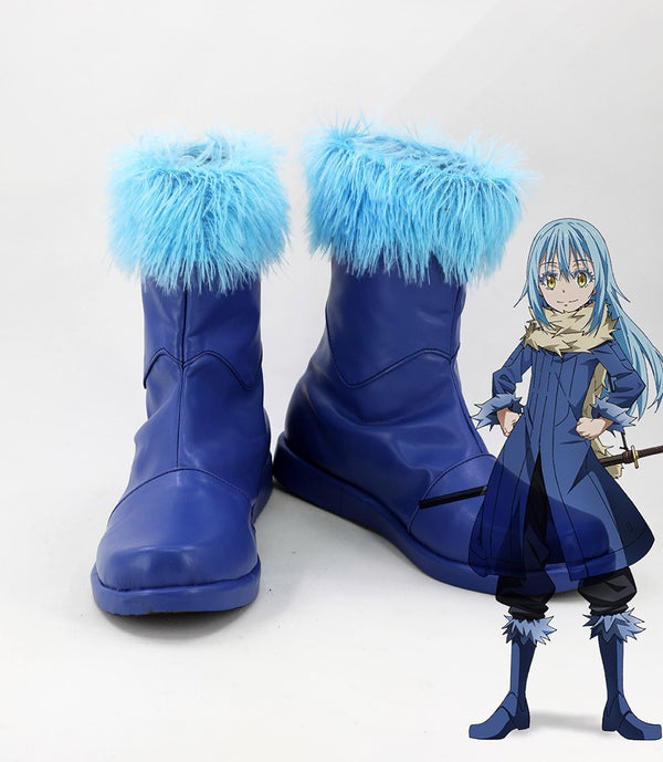 Rimururu Tempestst Cosplay Boots Blue Shoes Tenseiei Shitarara Slimeme dattata kens That Time I Got Reincarnateded Slimes Cosplay